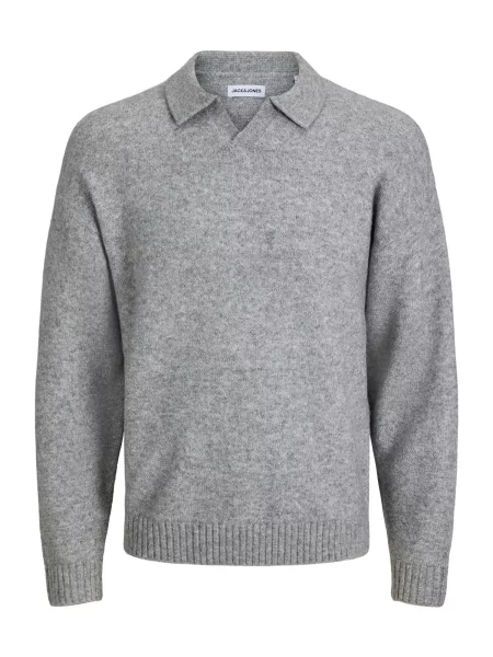 JACK & JONES Pulover JJESOHO OLLIE amestecat gri