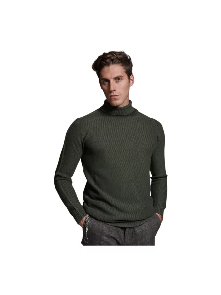 Sweter Dondup elegancki zielony