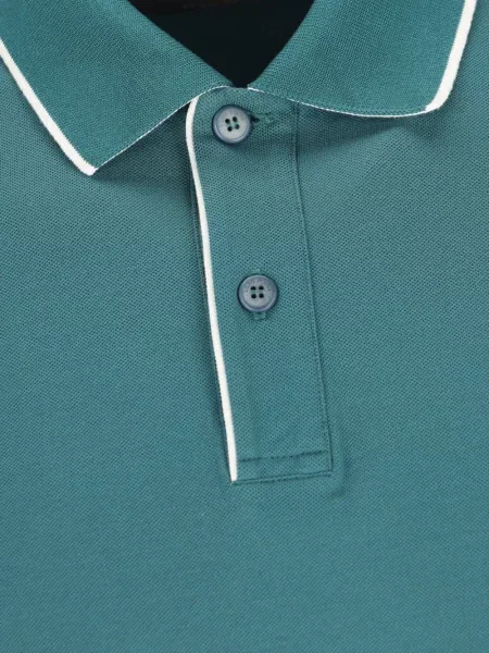 Поло тениска Loro Piana зелено