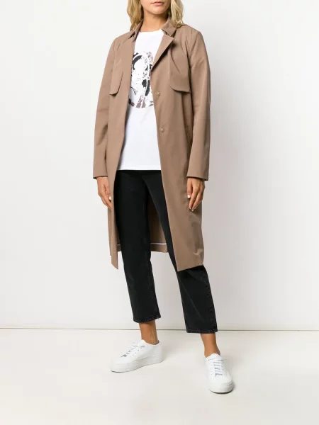 Raštuotas marškinėliai Alberta Ferretti balta