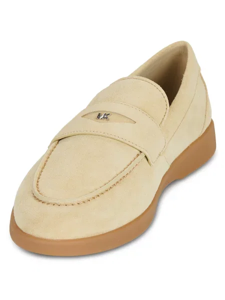 Slip on semišové tenisky Michael Michael Kors béžová