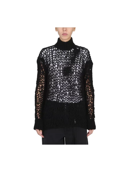 Sweter Ann Demeulemeester wełniany czarny