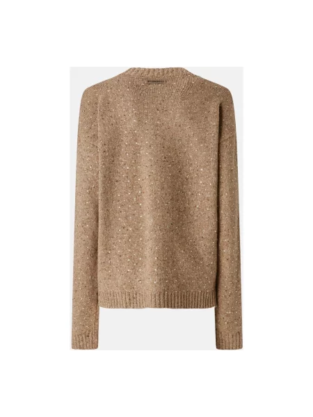 Sweter Pinko brązowy