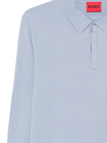 Polo Boss lung albastru