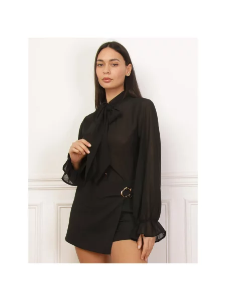 Top La Modeuse negru