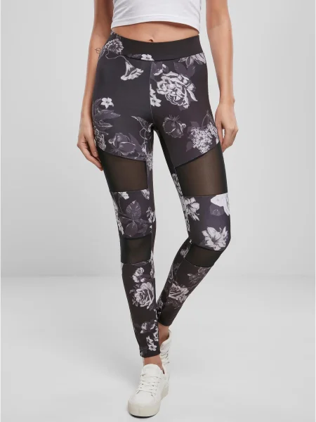 Mrežaste tajice Urban Classics crna