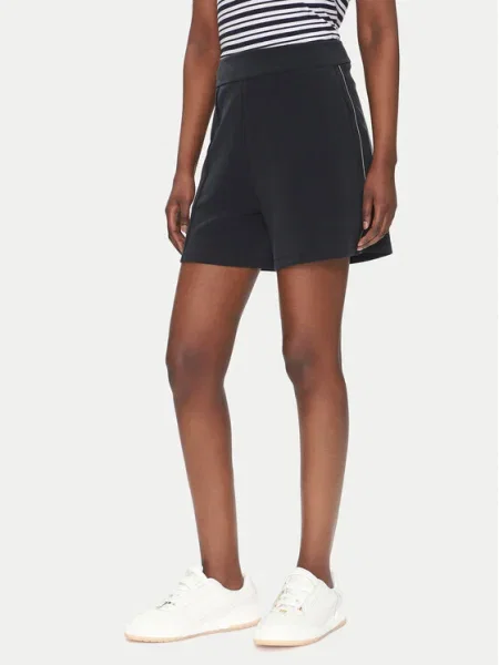 Emporio Armani Шорти от плат Черен тъмносиньо