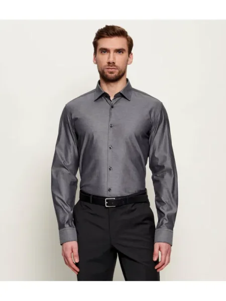 HUGO Cămașă Kenno gri