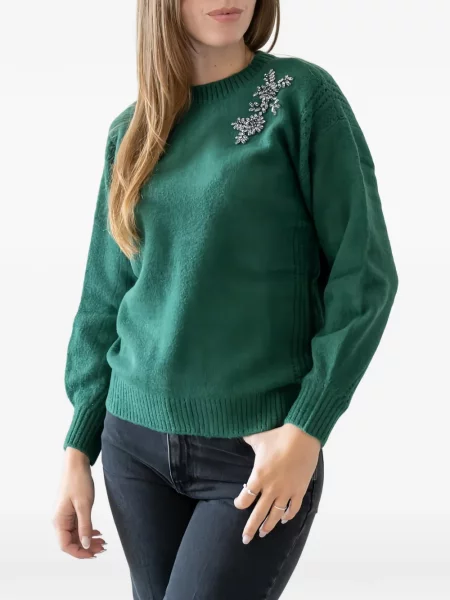Pulover Twinset tricotate verde