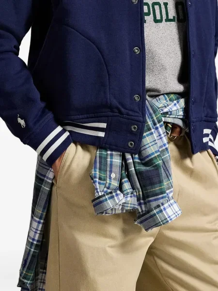 Slip de baie Polo Ralph Lauren cu imagine din jerseu alb