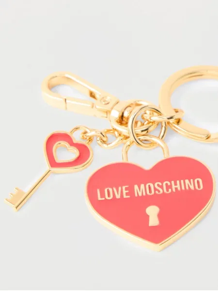 Obesek za ključe Love Moschino rdeča