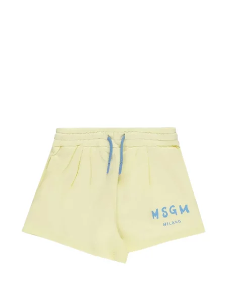 Szorty dziecięce Msgm żółte