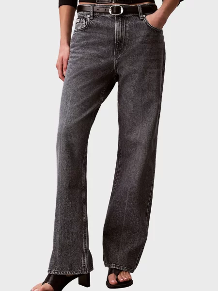 Джинси Calvin Klein Jeans з камінням сірі