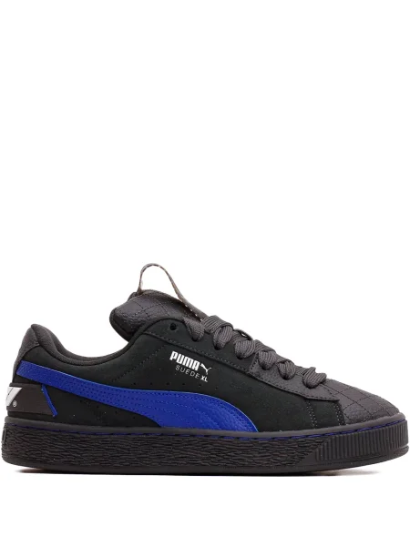 Sneakerși Puma Suede din piele de căprioară negru
