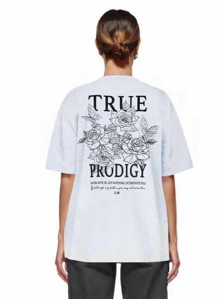 Trueprodigy Póló Alex F melír szürke