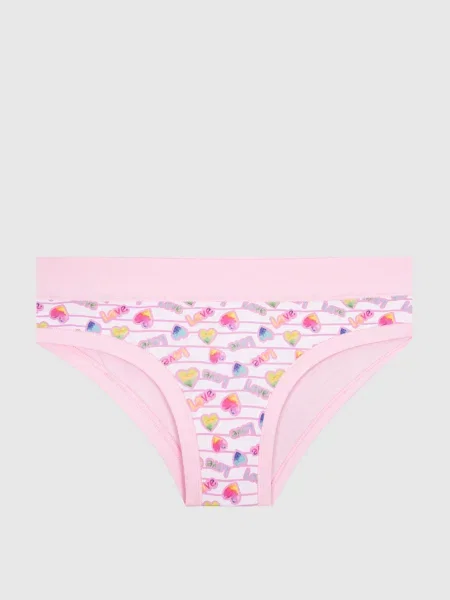 Дитячі трусики Lovely з принтом Love Riminiveste рожеві