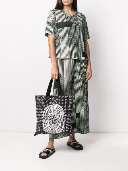 Geantă shopper 10 Corso Como cu imagine negru