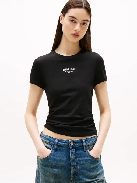 Tommy Jeans Tricou Essential negru