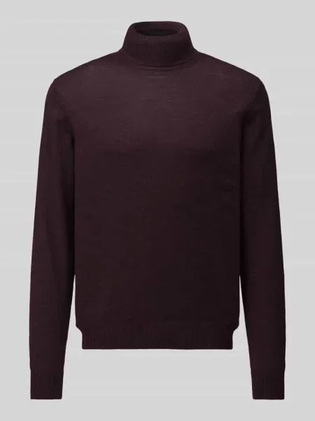Sweter z golfem o kroju regular fit z czystej wełny model MIKO' Jake*s Studio Men