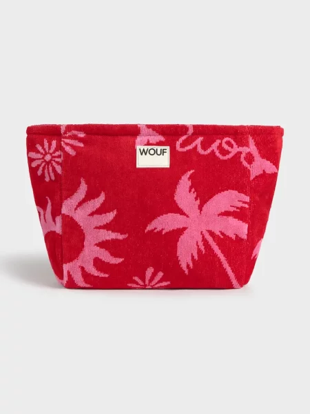 Kozmetička torbica WOUF Tulum 30 x 10 x 22 cm crvena
