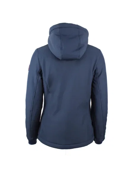 Geacă Peak Mountain softshell albastru