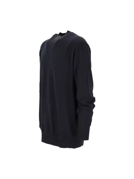 Długi sweter Armani Exchange elegancki z długim rękawem niebieski