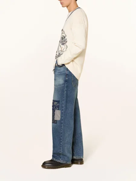 Scotch & Soda Džíny The Pitch Loose Fit navy námořnictvo