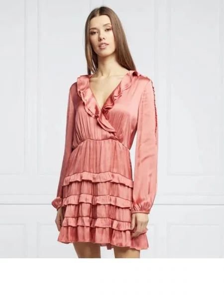 Pinko De satin rochie ARDEA