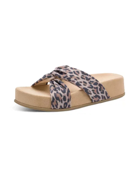 MARCO TOZZI Pantofle / velbloudí / antracitová béžová