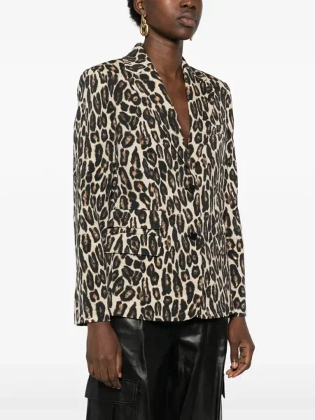 Sacou Theory cu model leopard negru
