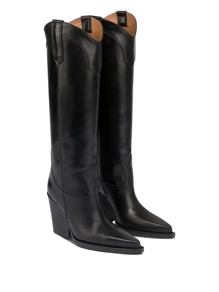 Botine Paris Texas din piele negru