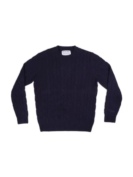 Lniany sweter Saint Barth z kapturem niebieski