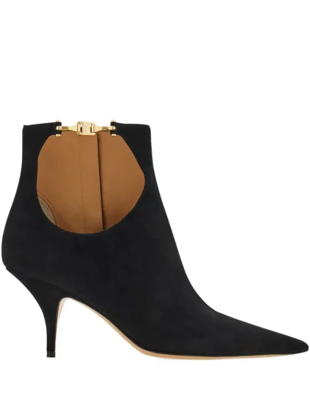 Botine Ferragamo din piele negru