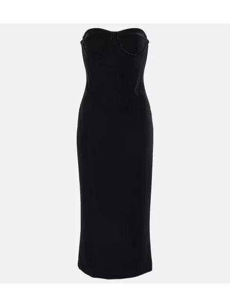 Rochie Sportmax de catifea de costum negru