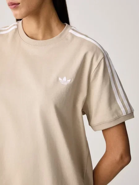 Adidas Originals тениска дамска с Pleated бежово