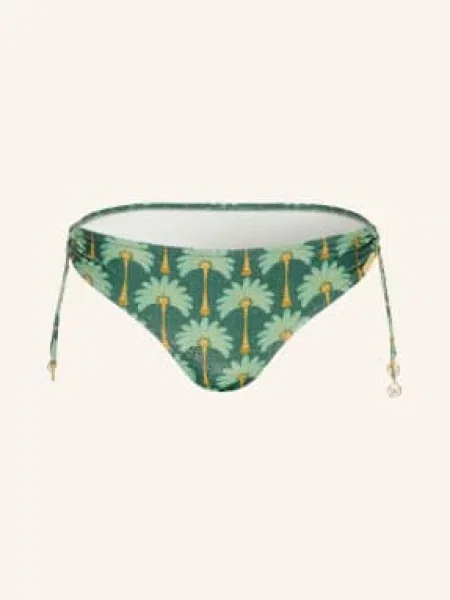 Watercult Základní Bikiny Tropical Muse S Třpytivou Nití zelená / tmavě / mátová žlutá