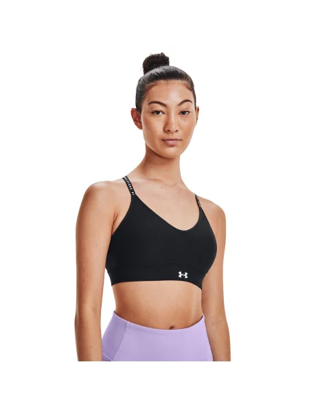 Biustonosz Under Armour Infinity Covered Low Black XS czarny