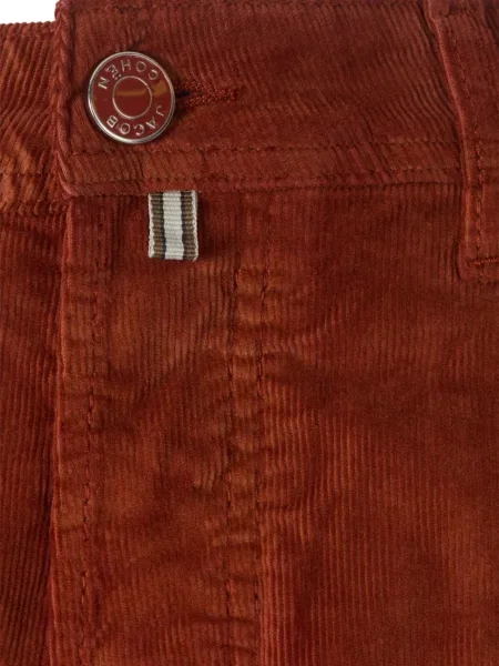 Pantaloni Jacob Cohën de catifea cord maro