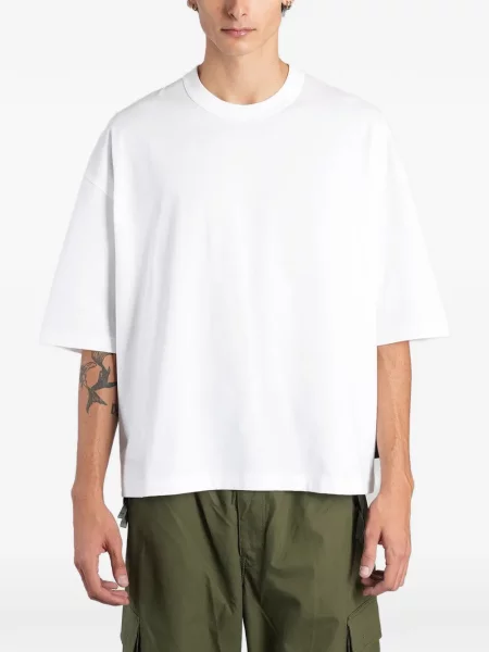 Tricou Comme Des Garçons Homme cu autograf alb