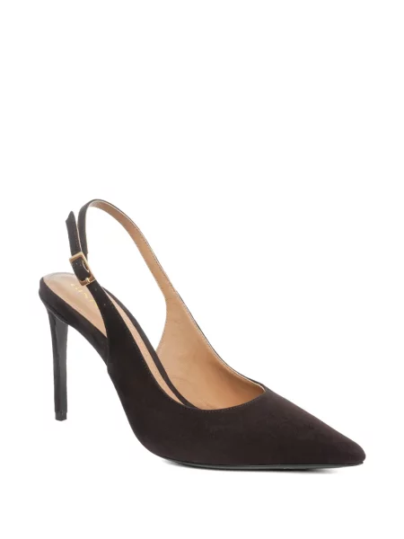 Pantofi cu toc Ginissima slingback maro