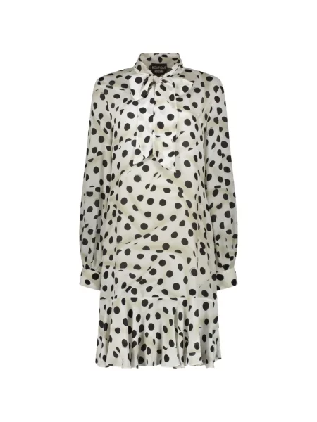 Rochie mini Boutique Moschino cu buline cu volane