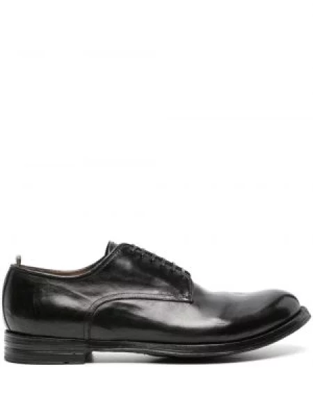 Pantofi derby Officine Creative din piele negru