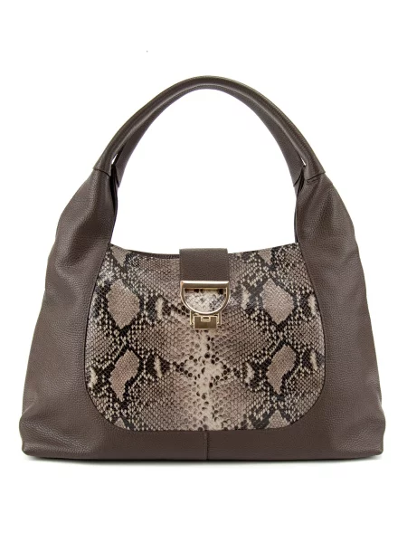 Кожаная сумка Royalbag коричневая