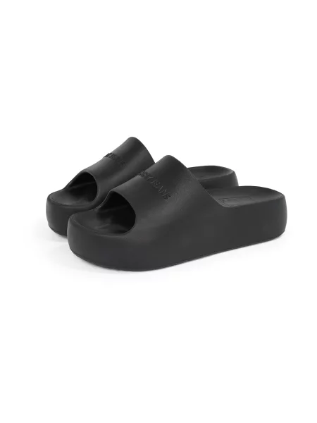 Saboți Tommy Jeans chunky negru