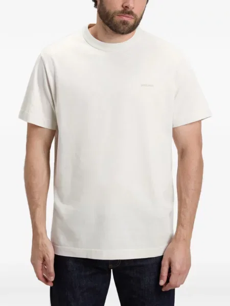 Tricou Woolrich cu broderie alb