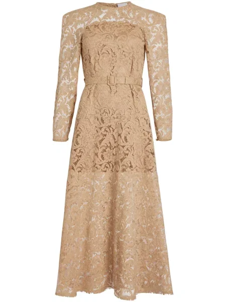 Rochie Patou de mătase cu model floral de costum