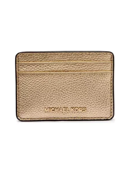 Bőr pénztárca Michael Kors sárga