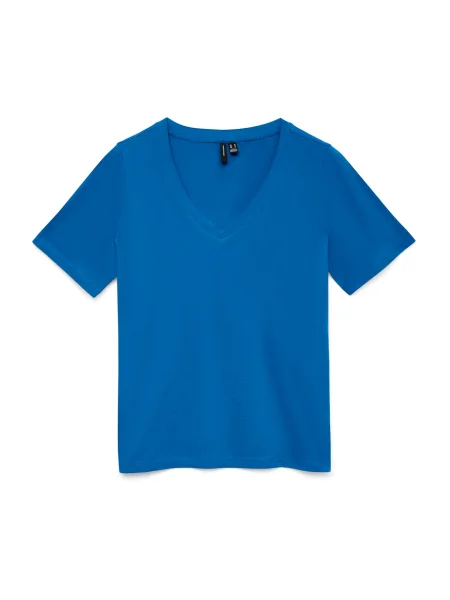 VERO MODA Tričko VMPAULINA azúrová