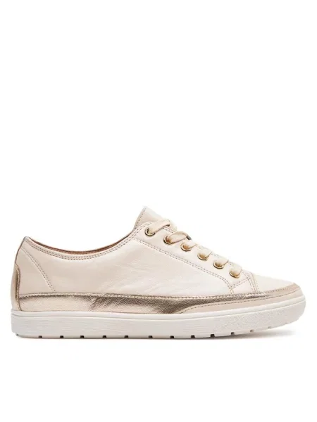 Sneakersy Caprice beżowe