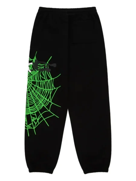 Pantaloni Sp5der alergare negru